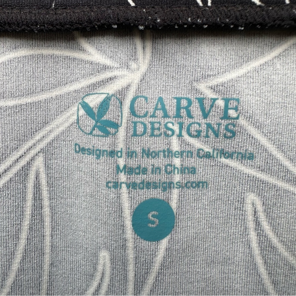 Carve Designs Suzanne Swim Beach Skirt South Point Black White Print - Picture 8 of 8